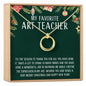 Christmas Gift for Art Teacher Linked Circles Necklace