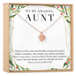 Christmas Gift for Aunt Lotus Necklace