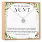 Christmas Gift for Aunt Lotus Necklace