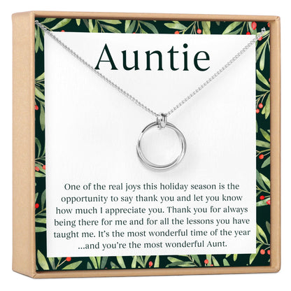 Christmas Gift for Aunt Necklace, Multiple Styles