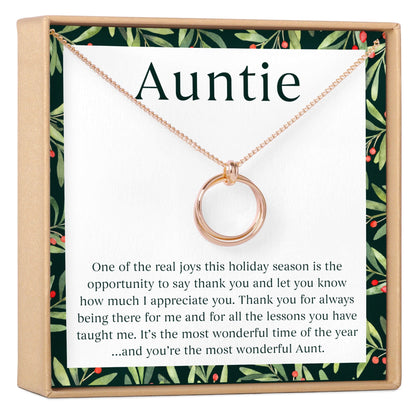 Christmas Gift for Aunt Necklace, Multiple Styles