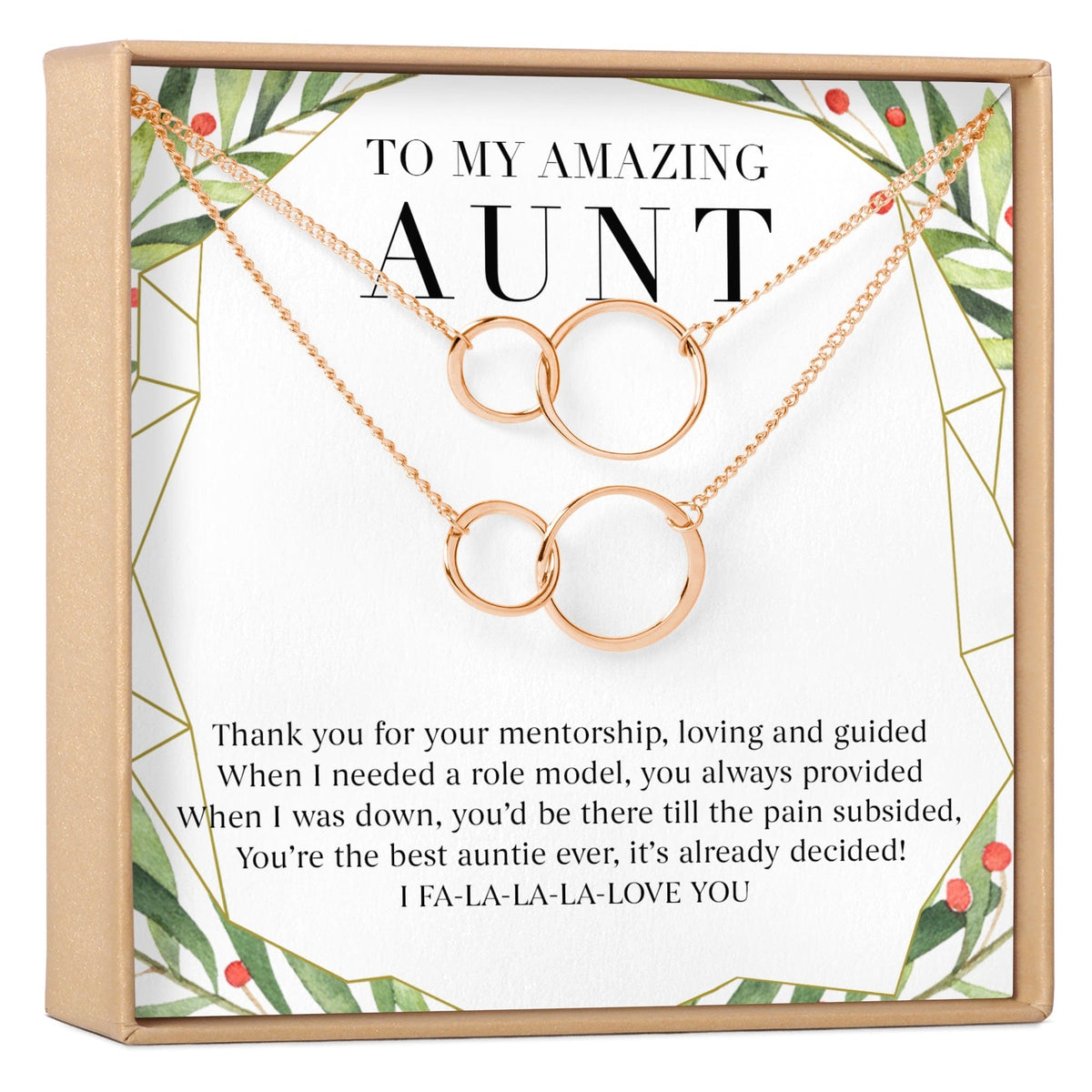 Christmas Gift for Aunt Necklace, Multiple Styles