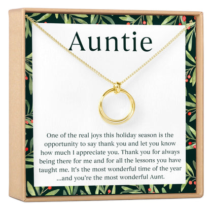 Christmas Gift for Aunt Necklace, Multiple Styles