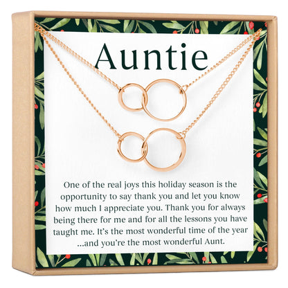 Christmas Gift for Aunt Necklace, Multiple Styles