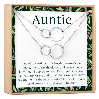 Christmas Gift for Aunt Necklace, Multiple Styles