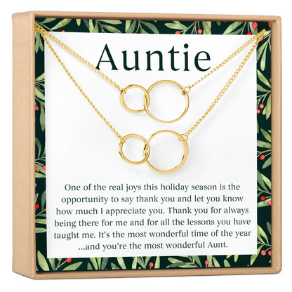 Christmas Gift for Aunt Necklace, Multiple Styles