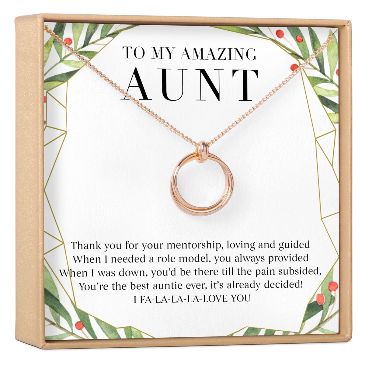 Christmas Gift for Aunt Necklace, Multiple Styles