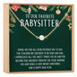 Christmas Gift for Babysitter Necklace, Multiple Styles