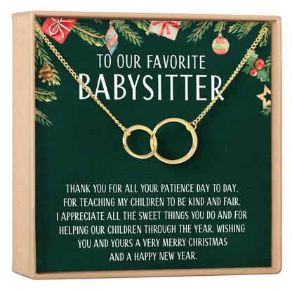 Christmas Gift for Babysitter Necklace, Multiple Styles
