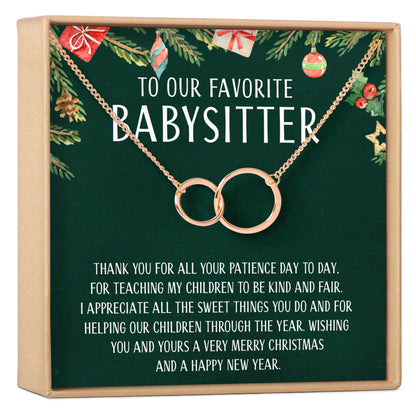 Christmas Gift for Babysitter Necklace, Multiple Styles
