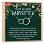 Christmas Gift for Babysitter Necklace, Multiple Styles