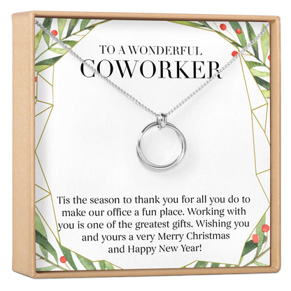 Christmas Gift for Coworker Necklace, Multiple Styles
