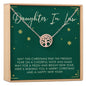 Christmas Gift for Daughter in Law Necklace, Multiple Styles