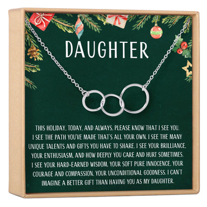 Christmas Gift for Daughter Necklace, Multiple Styles
