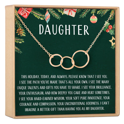 Christmas Gift for Daughter Necklace, Multiple Styles