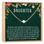 Christmas Gift for Daughter Pearl Necklace
