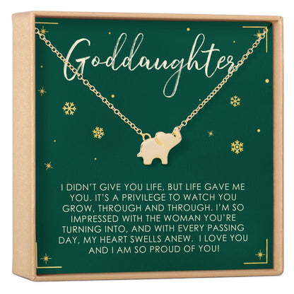 Christmas Gift for Goddaughter Necklace, Multiple Styles