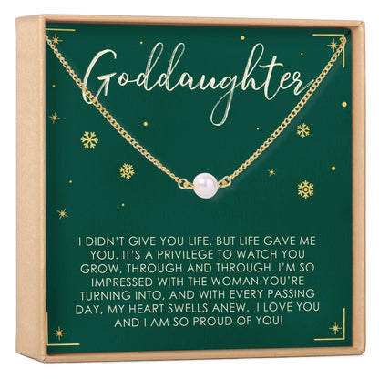 Christmas Gift for Goddaughter Necklace, Multiple Styles
