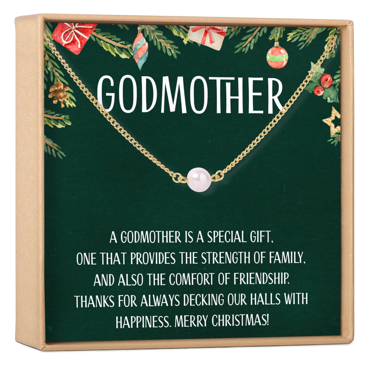 Christmas Gift for Godmother Necklace, Multiple Styles