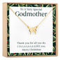 Christmas Gift for Godmother Necklace, Multiple Styles