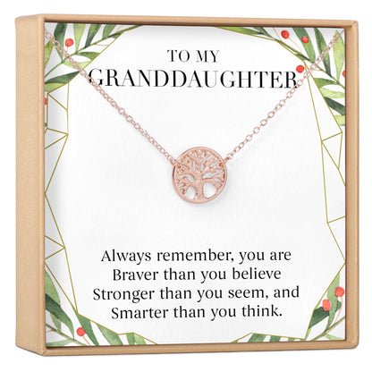 Christmas Gift for Granddaughter Necklace, Multiple Styles