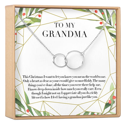 Christmas Gift for Grandmother Necklace, Multiple Styles