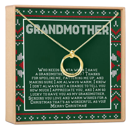 Christmas Gift for Grandmother Necklace, Multiple Styles