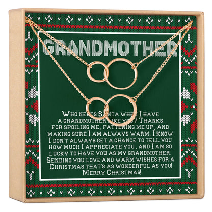Christmas Gift for Grandmother Necklace, Multiple Styles