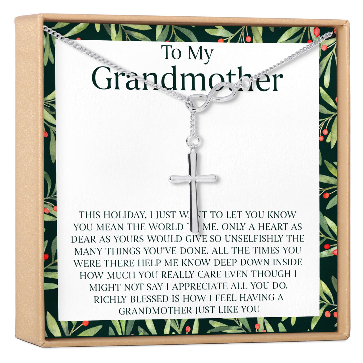 Christmas Gift for Grandmother Necklace, Multiple Styles