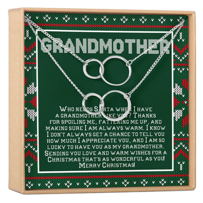 Christmas Gift for Grandmother Necklace, Multiple Styles