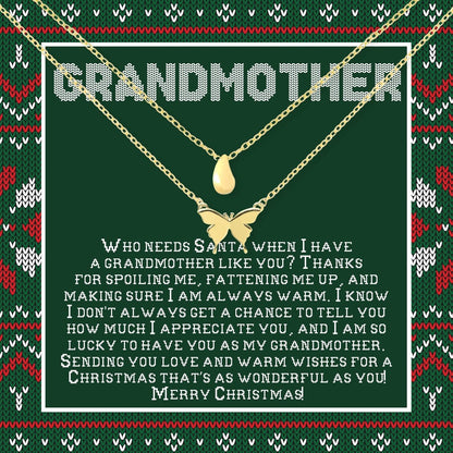 Christmas Gift for Grandmother Necklace, Multiple Styles
