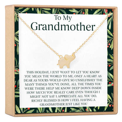 Christmas Gift for Grandmother Necklace, Multiple Styles