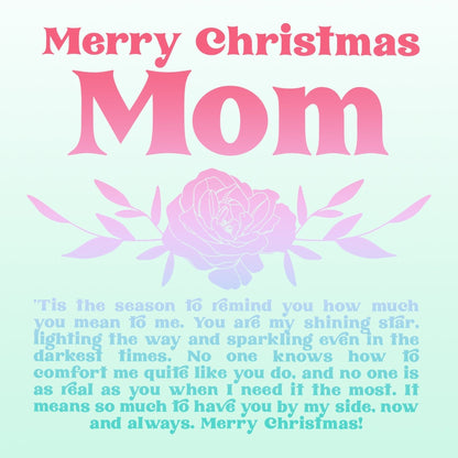 Christmas Gift for Mom Double Circle Necklace