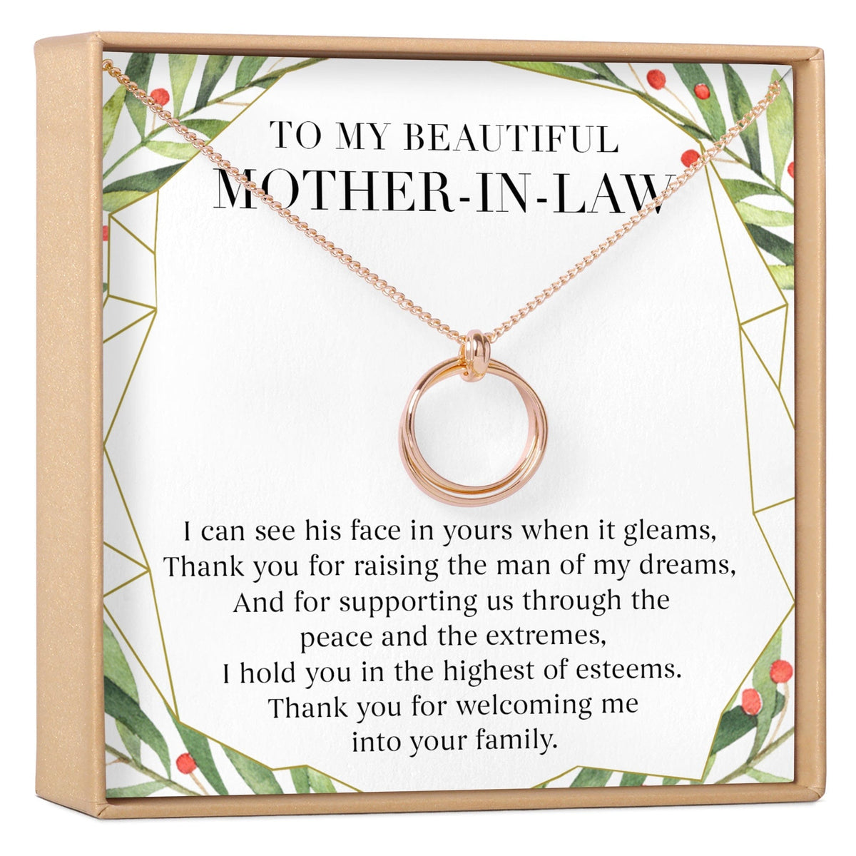 Christmas Gift for Mother in Law Necklace, Multiple Styles