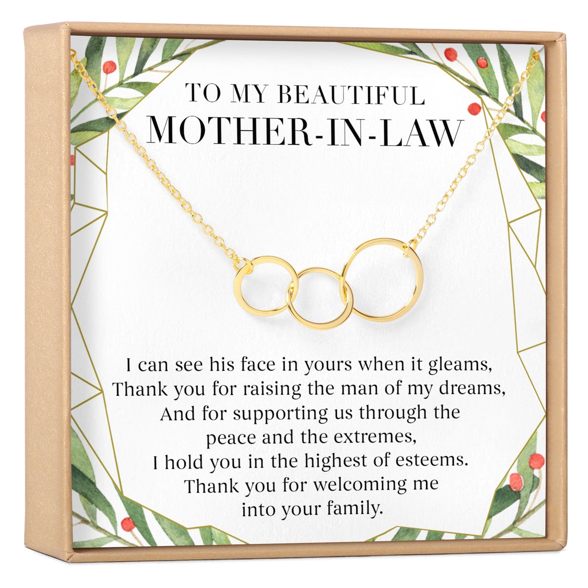 Christmas Gift for Mother in Law Necklace, Multiple Styles