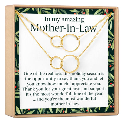 Christmas Gift for Mother in Law Necklace, Multiple Styles