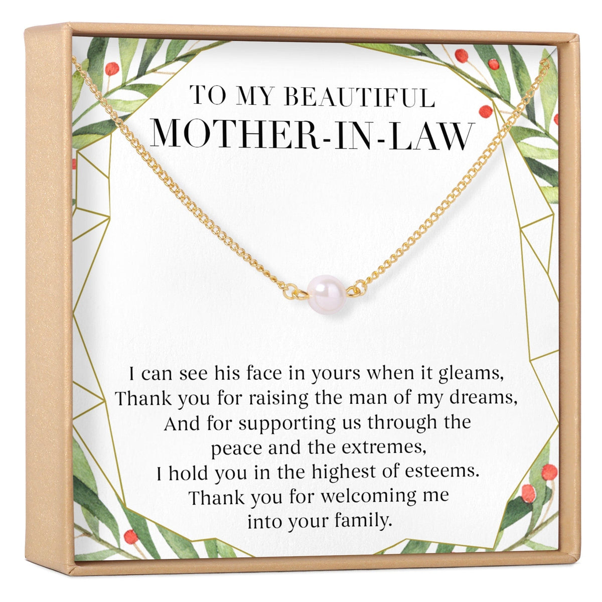 Christmas Gift for Mother in Law Necklace, Multiple Styles