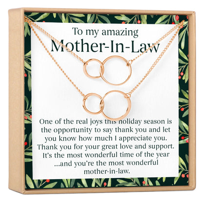 Christmas Gift for Mother in Law Necklace, Multiple Styles