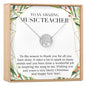 Christmas Gift for Music Teacher Necklace, Multiple Styles