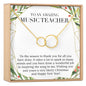 Christmas Gift for Music Teacher Necklace, Multiple Styles