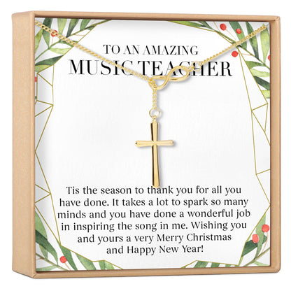 Christmas Gift for Music Teacher Necklace, Multiple Styles