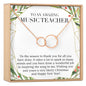 Christmas Gift for Music Teacher Necklace, Multiple Styles