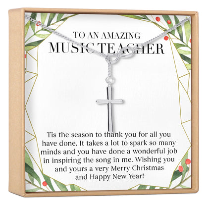 Christmas Gift for Music Teacher Necklace, Multiple Styles