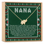 Christmas Gift For Nana Necklace, Multiple Styles