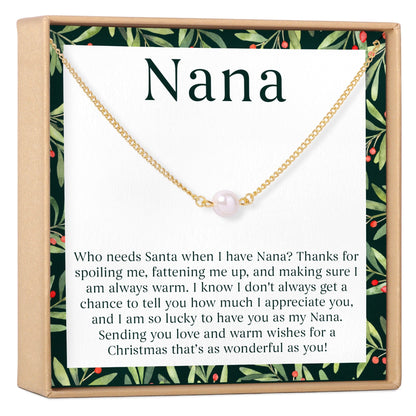 Christmas Gift For Nana Necklace, Multiple Styles