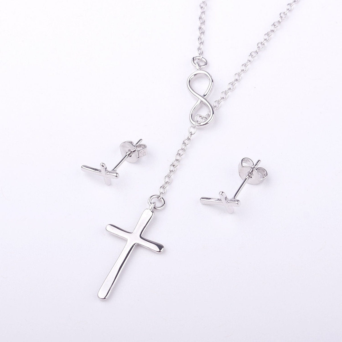 Christmas Gift for Sister Cross earring and Necklace Set Jewelry Set