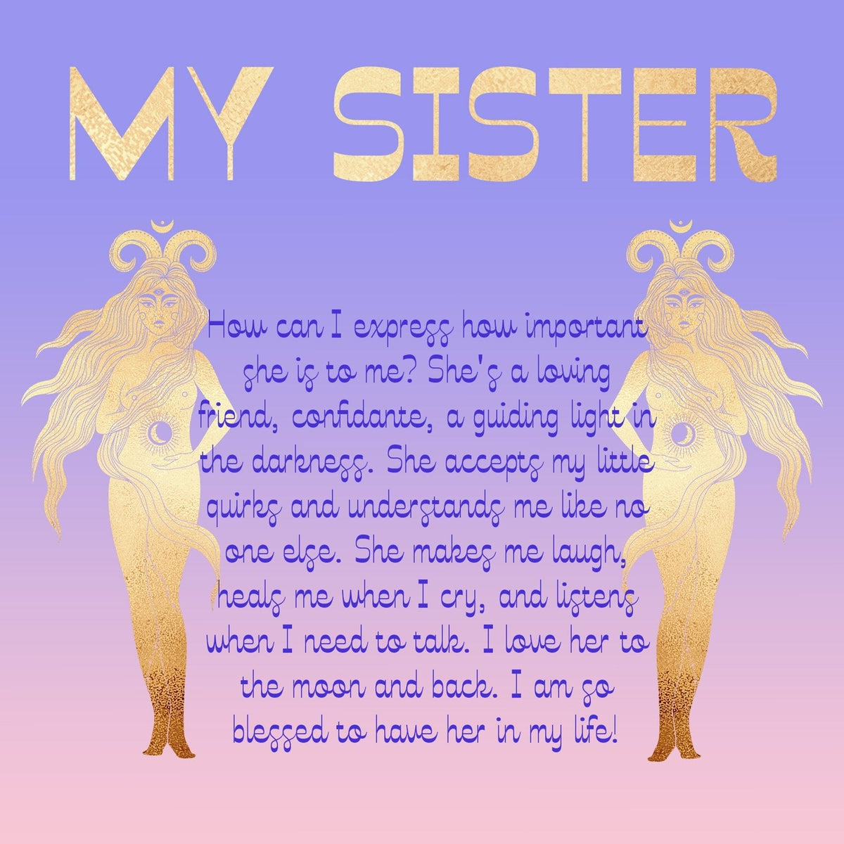 Christmas Gift for Sister Double Circle Necklace Gift Box Set