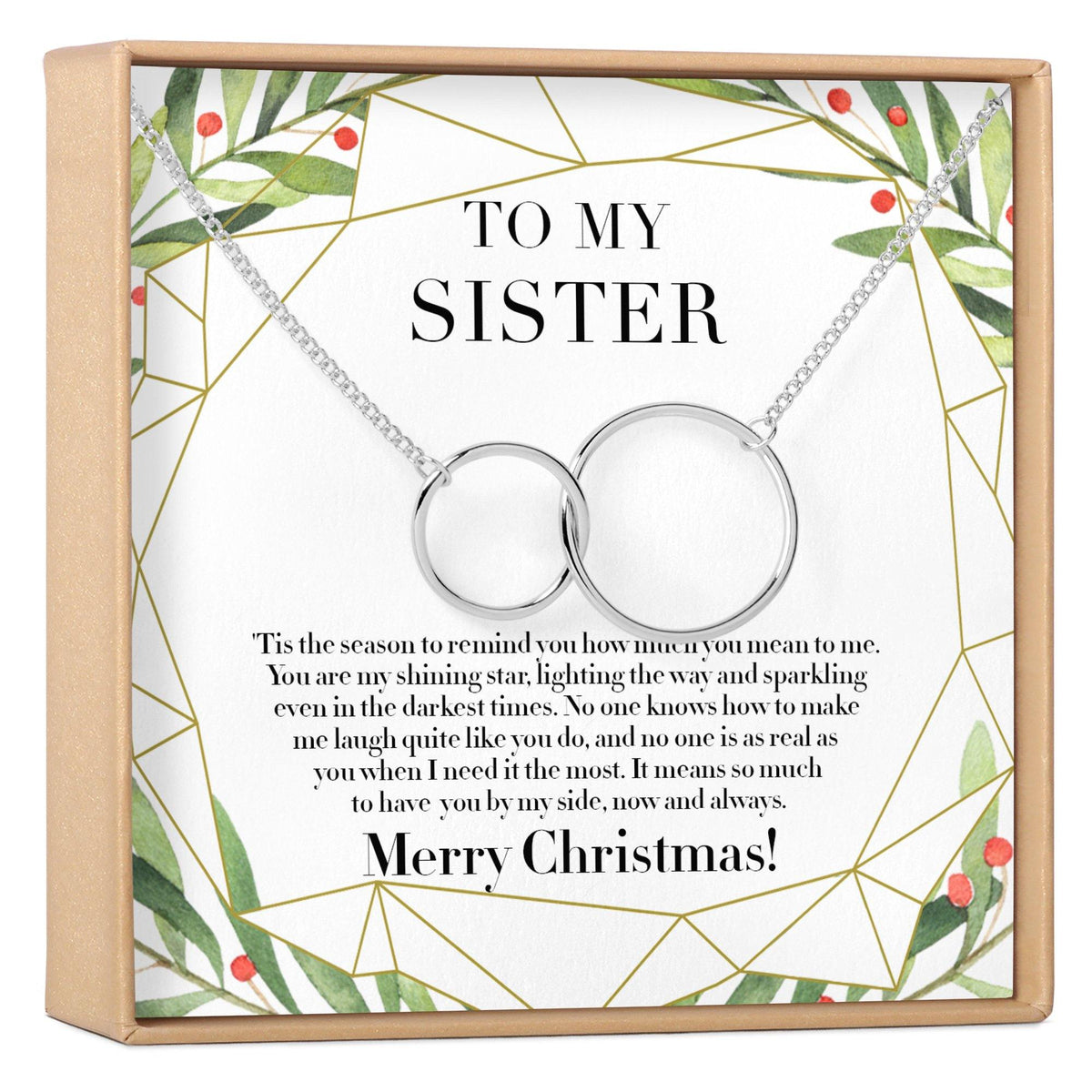 Christmas Gift for Sister Necklace