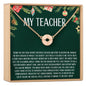 Christmas Gift for Teacher Necklace, Multiple Styles