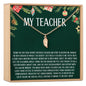 Christmas Gift for Teacher Necklace, Multiple Styles